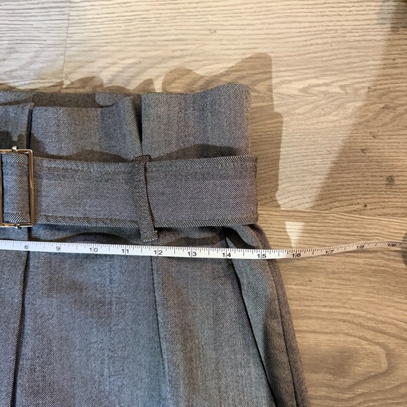 ARITIZA Babaton Power Pants High Waisted Belt Wide leg Pockets Size 6 - Picture 11 of 13